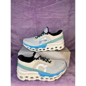 ON Women's Cloudmonster - White and Blue